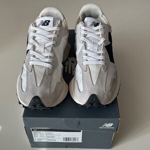 New Balance White and Gray Women's Sneakers